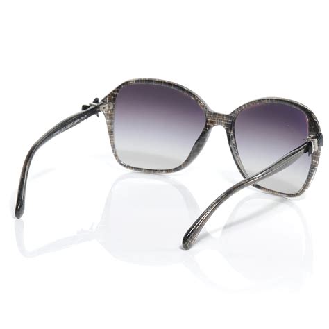 chanel 5205 sunglasses|CHANEL CC Tweed Bow Sunglasses 5205 53794.